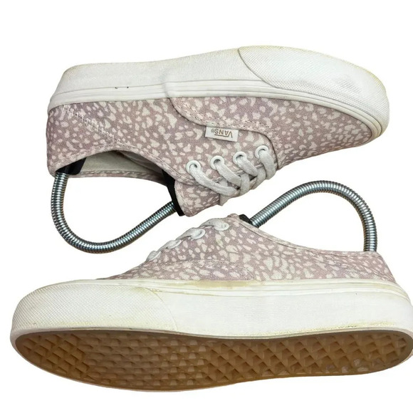 Vans Eco Theory Authentic SF Pink Animal Print Lace-Up Low Top Shoe- Women's 5.5 - Picture 4 of 12